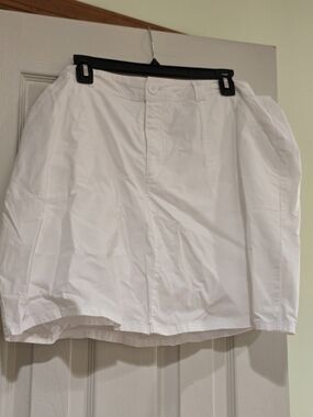White Stag White Cotton Blend Skirt